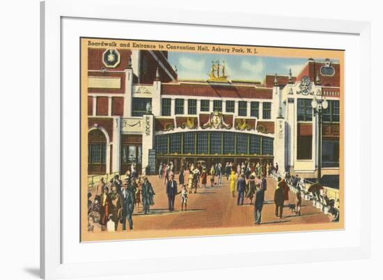 Convention Hall, Asbury Park, New Jersey-null-Framed Art Print