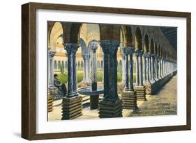 Convento De Benedetti, Monreale-null-Framed Art Print