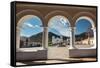 Convento-Museo La Recoleta Seen Through the Arches of Convento-Museo La Recoleta-Alex Saberi-Framed Stretched Canvas