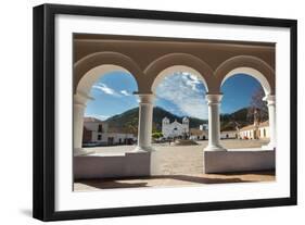 Convento-Museo La Recoleta Seen Through the Arches of Convento-Museo La Recoleta-Alex Saberi-Framed Photographic Print