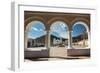 Convento-Museo La Recoleta Seen Through the Arches of Convento-Museo La Recoleta-Alex Saberi-Framed Photographic Print