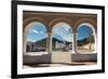 Convento-Museo La Recoleta Seen Through the Arches of Convento-Museo La Recoleta-Alex Saberi-Framed Photographic Print