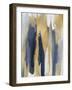 Converge Blue and Gold III-Jackie Hanson-Framed Art Print