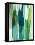 Converge Green I-Jackie Hanson-Framed Stretched Canvas