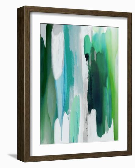 Converge Green II-Jackie Hanson-Framed Art Print