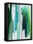 Converge Green II-Jackie Hanson-Framed Stretched Canvas