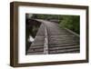 Converging Railroad Tracks-jrferrermn-Framed Photographic Print