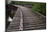 Converging Railroad Tracks-jrferrermn-Mounted Photographic Print