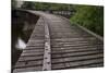 Converging Railroad Tracks-jrferrermn-Mounted Photographic Print