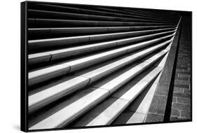 Converging Steps-George Oze-Framed Stretched Canvas