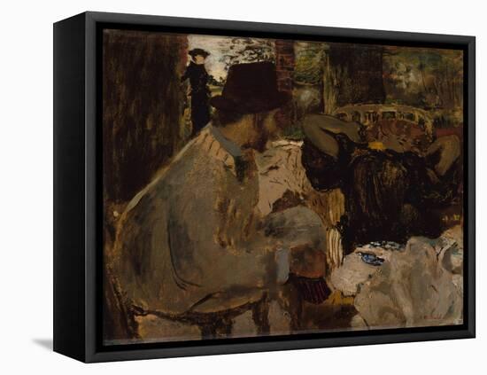 Conversation, 1897-8-Edouard Vuillard-Framed Stretched Canvas