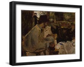 Conversation, 1897-8-Edouard Vuillard-Framed Giclee Print