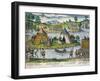 Conversation Between Catherine De Medici-null-Framed Giclee Print