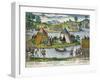 Conversation Between Catherine De Medici-null-Framed Giclee Print