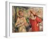 Conversation Between Girls, 1895-Pierre-Auguste Renoir-Framed Giclee Print