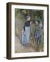 Conversation, Ca 1881-Camille Pissarro-Framed Giclee Print