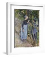 Conversation, Ca 1881-Camille Pissarro-Framed Giclee Print