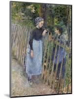 Conversation, Ca 1881-Camille Pissarro-Mounted Giclee Print