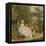 Conversation dans un parc (probablement Gainsborough et sa femme)-Thomas Gainsborough-Framed Stretched Canvas