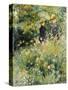 Conversation Dans Une Roseraie, 1876-Pierre-Auguste Renoir-Stretched Canvas
