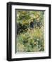 Conversation Dans Une Roseraie, 1876-Pierre-Auguste Renoir-Framed Giclee Print