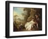 Conversation Galante-Jean-Baptiste Pater-Framed Giclee Print