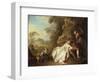 Conversation Galante-Jean-Baptiste Pater-Framed Giclee Print