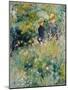 Conversation in a Rose Garden-Pierre-Auguste Renoir-Mounted Premium Giclee Print