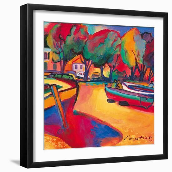 Conversation on the Coast-Gerry Baptist-Framed Giclee Print