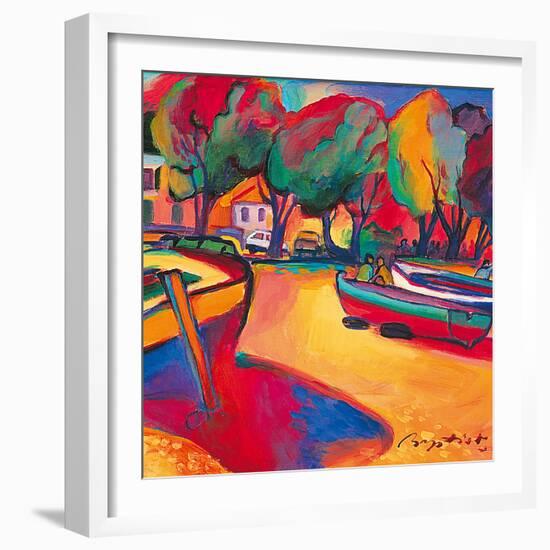 Conversation on the Coast-Gerry Baptist-Framed Giclee Print