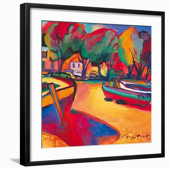 Conversation on the Coast-Gerry Baptist-Framed Giclee Print