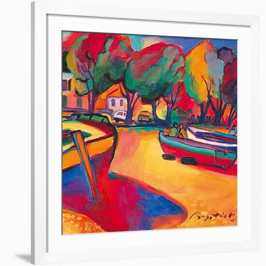 Conversation on the Coast-Gerry Baptist-Framed Giclee Print