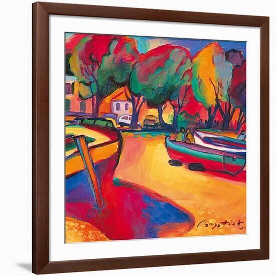 Conversation on the Coast-Gerry Baptist-Framed Giclee Print