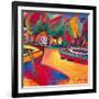 Conversation on the Coast-Gerry Baptist-Framed Giclee Print