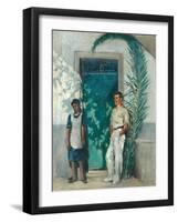 Conversation Piece, Madeira, 1936-William Bruce Ellis Ranken-Framed Giclee Print