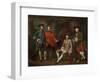 Conversation Piece (Portrait of James Grant of Grant, John Mytton, the Honorable Thomas Robinson, A-Nathaniel Dance-Framed Giclee Print