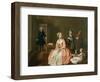 Conversation Piece, Probably of the Artist's Family, circa 1732-5-Joseph Highmore-Framed Giclee Print