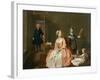 Conversation Piece, Probably of the Artist's Family, circa 1732-5-Joseph Highmore-Framed Giclee Print