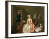 Conversation Piece, Probably of the Artist's Family, circa 1732-5-Joseph Highmore-Framed Giclee Print