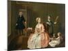 Conversation Piece, Probably of the Artist's Family, circa 1732-5-Joseph Highmore-Mounted Giclee Print