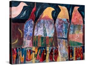 Conversation Piece-Margaret Coxall-Stretched Canvas