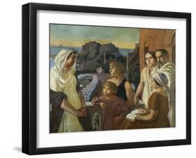 Conversation Sacree (Le Peintre et Sa Famille a Perros Guirec), 1923-Maurice Denis-Framed Giclee Print
