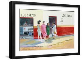 Conversation, Yucatan, Mexico-Robert Tyndall-Framed Giclee Print