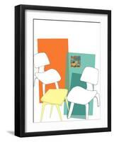 Conversation-Jan Weiss-Framed Art Print