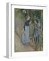 Conversation-Camille Pissarro-Framed Giclee Print
