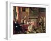 Conversation-Pieter de Hooch-Framed Giclee Print