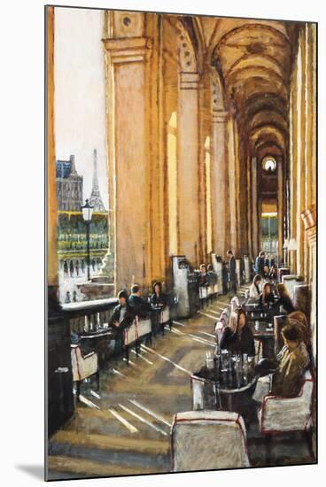 Conversations, Cafe Marley, Paris-Clive McCartney-Mounted Giclee Print