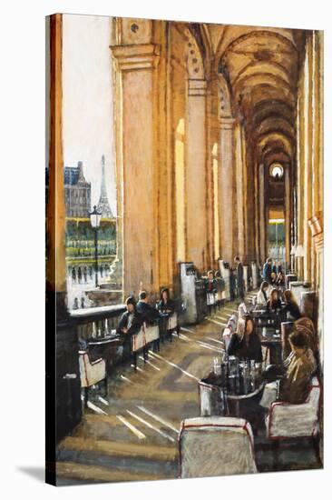 Conversations, Cafe Marley, Paris-Clive McCartney-Stretched Canvas