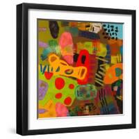 Conversations in the Abstract #19-Downs-Framed Art Print