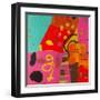 Conversations in the Abstract #23-Downs-Framed Art Print